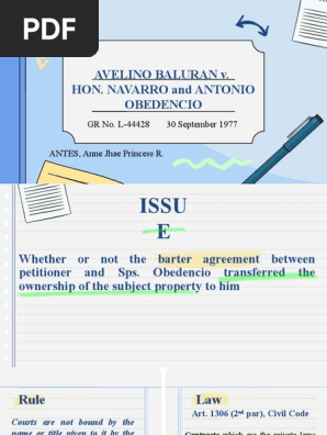 Baluran v. Navarro