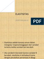 Elastisitas Pertemuan 4