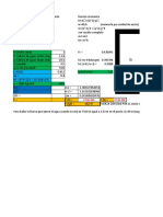 Calculo de Resistencia Estructural Canal Pichidegua