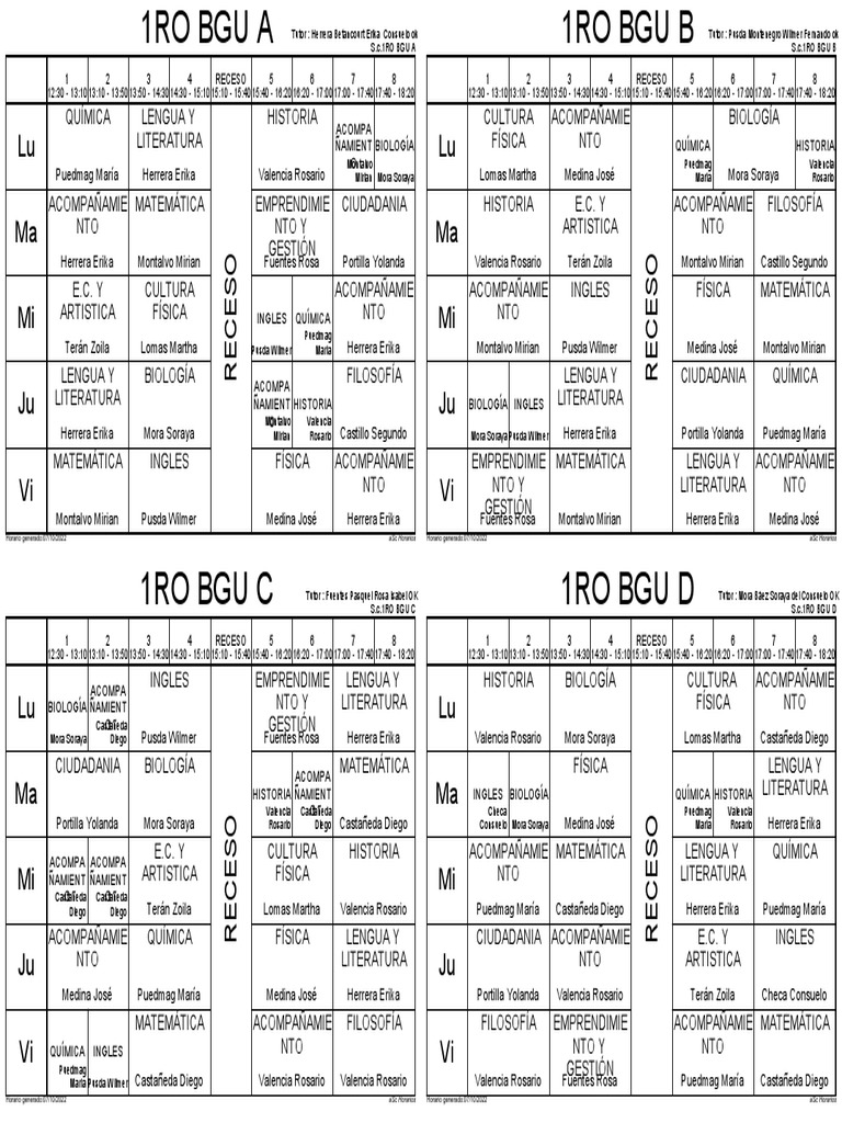 Bachillerato Cursos | PDF | Idiomas del Reino Unido