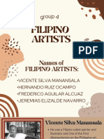 FILIPINO ARTISTS Group 4