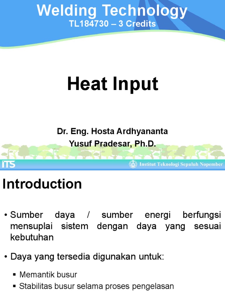Rumus dan Cara Hitung Heat Input Las | PDF