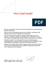 Wire Load Model