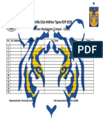 Plantilla Club Atlético Tigres KDP 2019