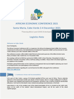 Logistics-Note-African Economic Conference-Cabo Verde-December-2021