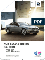 E147478 BMW 5S Saloon F10 NF FPO