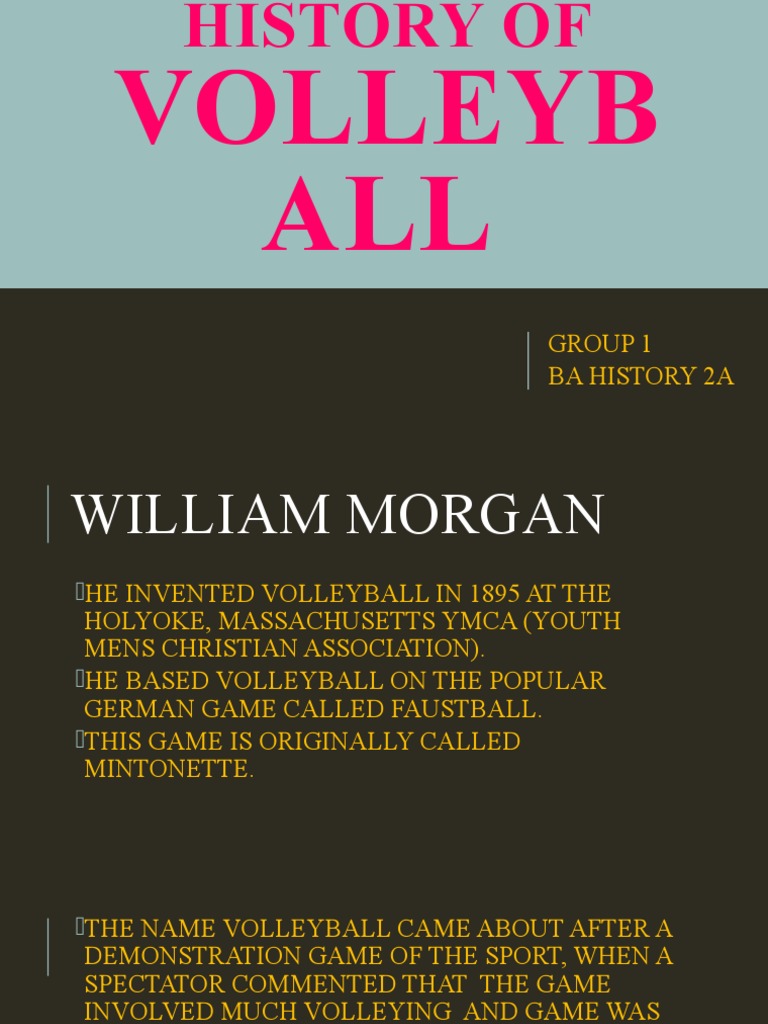 Volleyball History PDF Volleyball Leisure