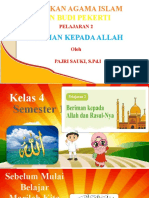 Kelas 4.menngenal Allah Bag 1