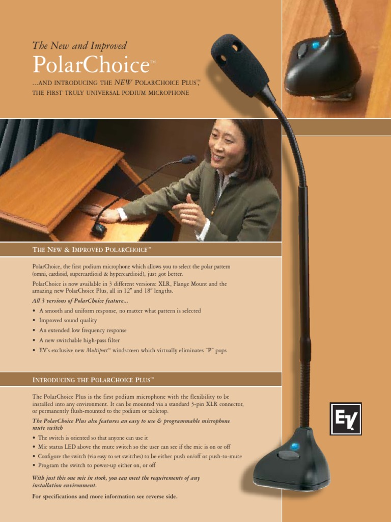 PolarChoice Plus Brochure | PDF | Microphone | Components