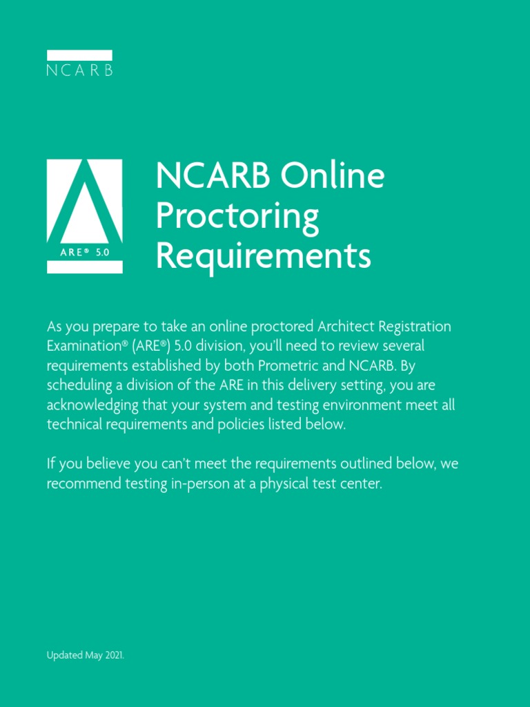 Proctoring Requirements PDF Laptop Computer Monitor