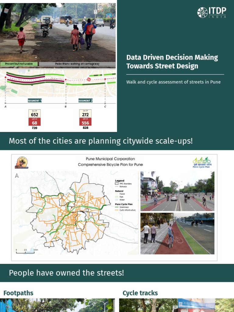 JM Road Pune Street Design Assessment | PDF | Pedestrian | Traffic