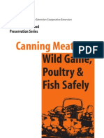 Canning Meat Wild Game Poultry Fish Safely