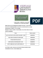 Company Analysis of Traditional Food Industries