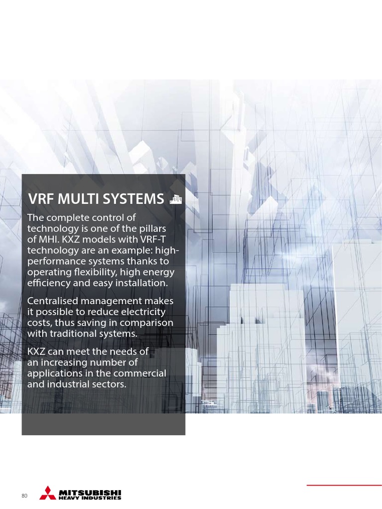 High-Efficiency VRF Multi Systems | PDF | Pipe (Fluid Conveyance) | Air ...