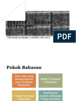 Analisis Formulasi Kebijakan