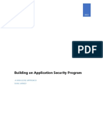 Building An Application Security Program - High Level View