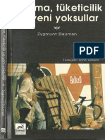 Zygmunt Bauman Çalışma Tüketicilik Ve Yeni Yoksullar Sarmal Yayınları