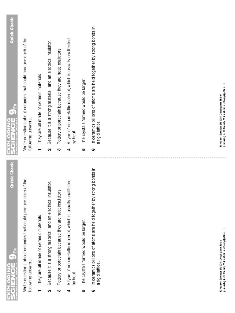 Critical Response Quick Check