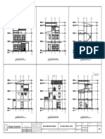 A B C D 1 2 3 4 A B C D: Front Elevation Left Side Elevation Section Thru X