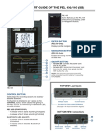 Chauvin Arnoux PEL 102-103 Quick Start Guide