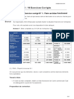 16 Exercices Bilan Fonctionnel 1