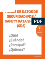 Fichas de Datos de Seguridad (FDS) - Safety Data Sheet (SDS)