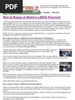 Download How to Bypass or Remove a Bios Passwo by Punitha Ratnam SN61653839 doc pdf