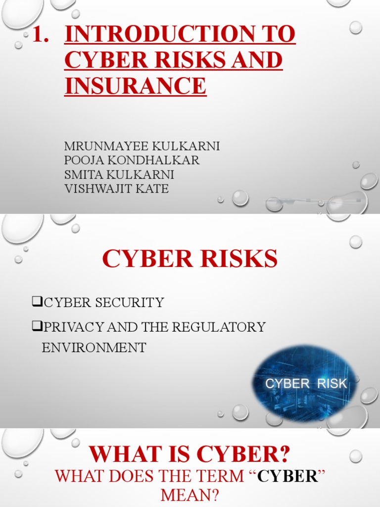 Cyber Risks and Insurance Overview | PDF | Security | Computer Security
