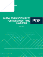 Global ESG Disclosure Standards For Investment Products Handbook