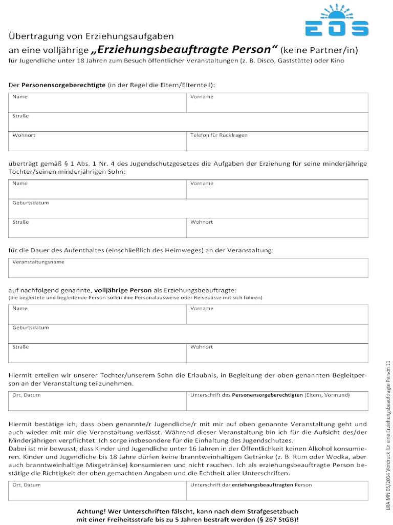 Muttizettel EOS | PDF