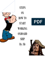 How To Start Working On Ship