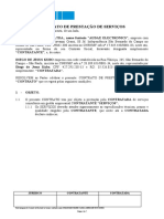 Contrato Prestação de Serviços - Representante