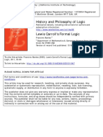 (Artigo) Abeles, Francine F. Lewis Carroll's Formal Logic (2005)