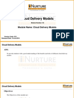 Module Name: Cloud Delivery Models