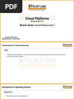 Cloud Platforms: Module Name