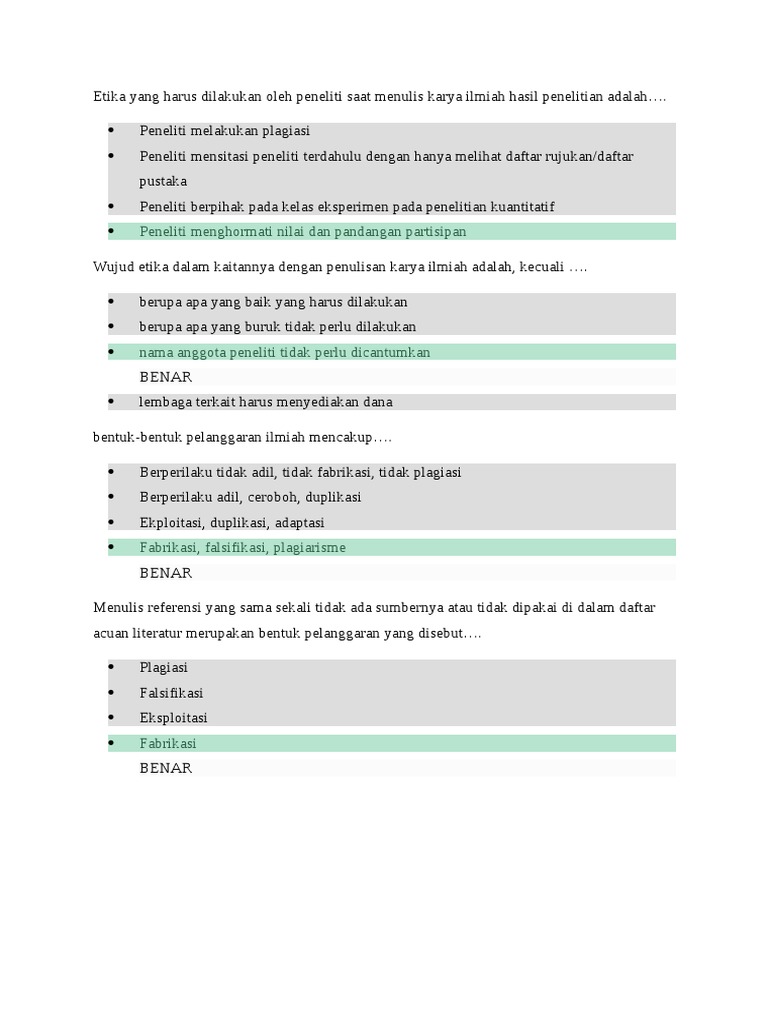 Soal Soal Bahasa Indonesia Pdf