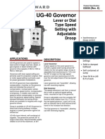 Woodward UG-8 Governor Manual | PDF | Valve | Piston