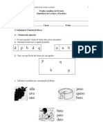 Prueba Analíticade Errores Específicos