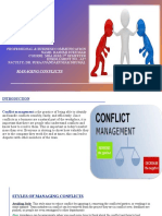 Managing Conflicts in the Workplace