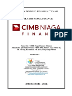 Analisa Report Dinding Penahan Tanah - CIMB Niaga Finance Bintaro