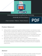 Online Voting System using Blockchain