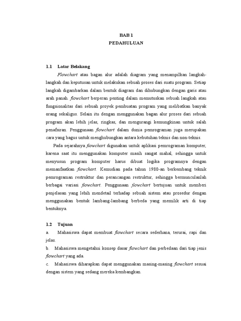 Panduan Lengkap Membuat Flowchart | PDF | Bisnis