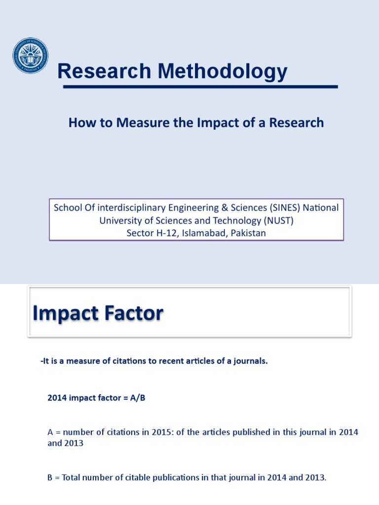 Impact Factor PDF Scholarly Communication Science