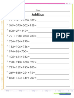 Addition of 4 Numbers 002