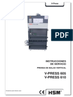 Manual HSM V-Press 605 - 610 - E