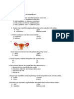 Soal Reproduksi Manusia