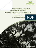Volume III Prognóstico Ambiental