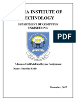 Jimma Institute of Technology Computer Engineering AI Assignment