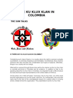 The Ku Klux Klan in Colombia