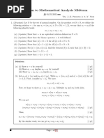 Analysis Midterm Sol